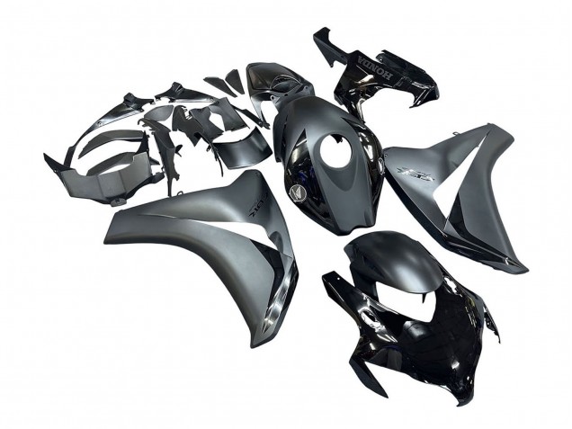 2008-2011 Honda CBR1000RR Motorcycle Fairings - Grey Glossy Black Canada for Sale