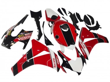 2008-2011 Honda CBR1000RR Motorcycle Fairings - Red White Glossy Black Racing Canada for Sale