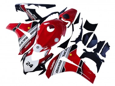 2008-2011 Honda CBR1000RR Motorcycle Fairings - White Red Glossy Black Racing 24 Canada for Sale