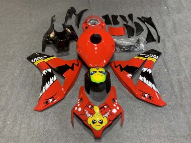 2008-2011 Honda CBR1000RR Motorcycle Fairings - Red Yellow Glossy Black Shark Canada for Sale