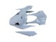 2012-2016 Honda CBR1000RR Motorcycle Fairings - Light Grey Glossy Black Red Bull Canada for Sale
