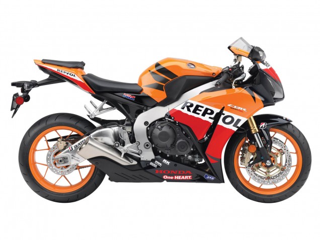 2012-2016 Honda CBR1000RR Motorcycle Fairings - Orange White Red Repsol Canada for Sale