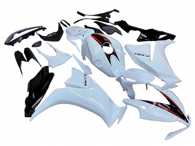 2012-2016 Honda CBR1000RR Motorcycle Fairings - White Glossy Black Canada for Sale
