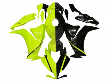 2012-2016 Honda CBR1000RR Motorcycle Fairing - Fluorescent Green Glossy Black Canada for Sale