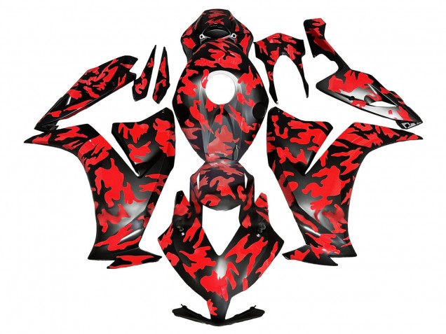 2012-2016 Honda CBR1000RR Motorcycle Fairings - Red Glossy Black Canada for Sale