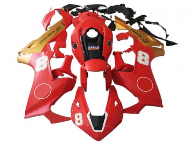 2017-2023 Honda CBR1000RR Motorcycle Fairings - Red Gold Black HRC 8 Canada for Sale