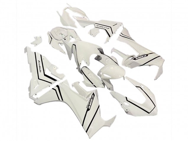 2017-2023 Honda CBR1000RR Motorcycle Fairings - White with Black Stripe Fireblade Canada for Sale