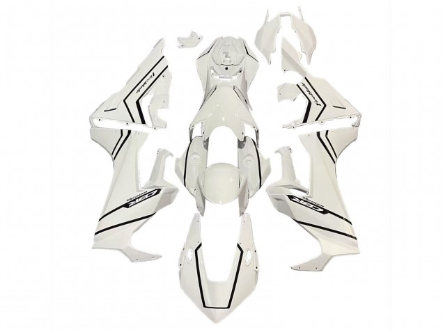 2017-2023 Honda CBR1000RR Motorcycle Fairings - White with Black Stripe Fireblade Canada for Sale