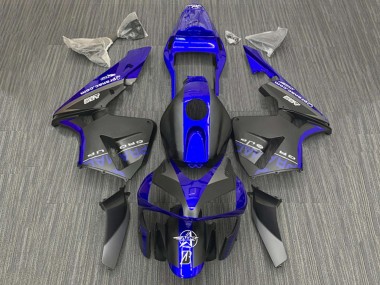 2003-2004 Honda CBR600RR Motorcycle Fairings - Blue Matte Black Canada for Sale