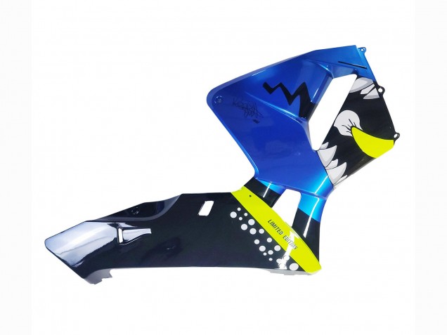 2003-2004 Honda CBR600RR Motorcycle Fairings - Blue Neon Yellow Glossy Black Shark Canada for Sale
