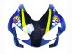 2003-2004 Honda CBR600RR Motorcycle Fairings - Blue Neon Yellow Glossy Black Shark Canada for Sale