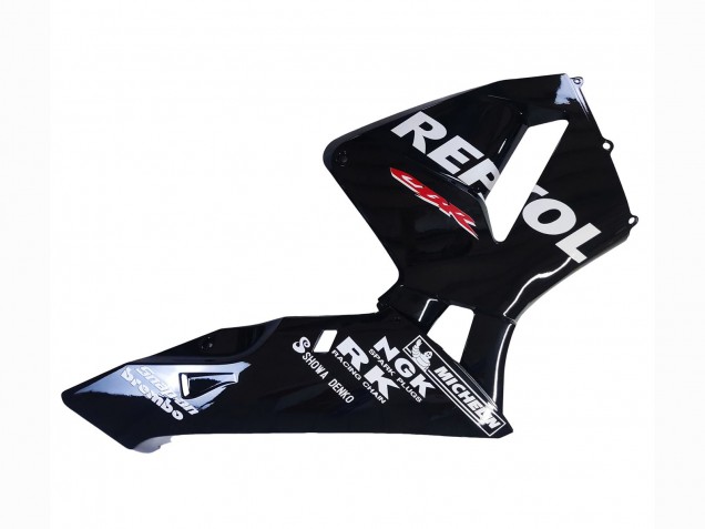 2003-2004 Honda CBR600RR Motorcycle Fairings - Glossy Black White Repsol Canada for Sale
