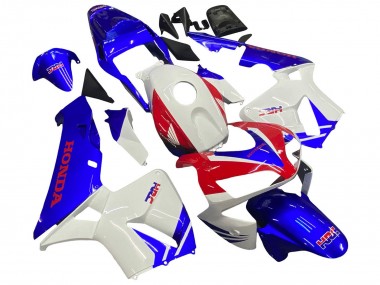 2003-2004 Honda CBR600RR Motorcycle Fairings - White Blue Red HRC Canada for Sale