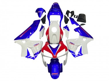 2003-2004 Honda CBR600RR Motorcycle Fairings - White Blue Red HRC Canada for Sale