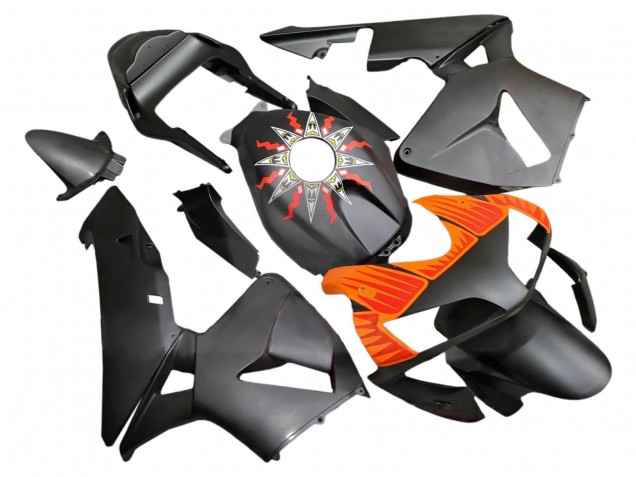 2003-2004 Honda CBR600RR Motorcycle Fairings - Matte Black Orange Canada for Sale