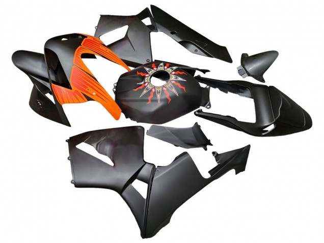 2003-2004 Honda CBR600RR Motorcycle Fairings - Matte Black Orange Canada for Sale