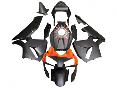 2003-2004 Honda CBR600RR Motorcycle Fairings - Matte Black Orange Canada for Sale