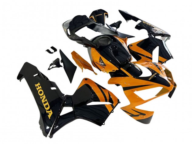 2003-2004 Honda CBR600RR Motorcycle Fairings Kits - Orange White Red Glossy Black Repsol Canada for Sale