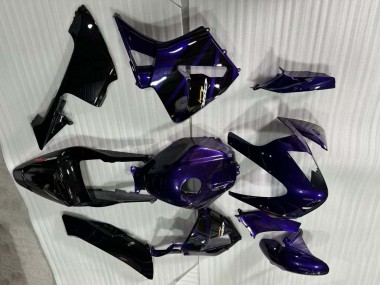 2003-2004 Honda CBR600RR Motorcycle Fairings - Dark Blue Glossy Black Canada for Sale