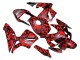 2003-2004 Honda CBR600RR Motorcycle Fairings - Black Red Grey Camouflage Canada for Sale
