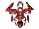 2003-2004 Honda CBR600RR Motorcycle Fairings - Black Red Grey Camouflage Canada for Sale