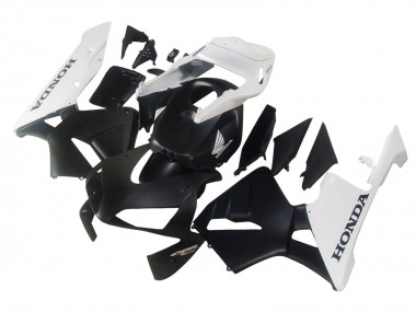 2003-2004 Honda CBR600RR Motorcycle Fairings - White Matte Black Canada for Sale