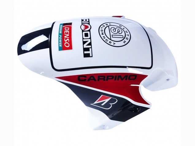 2003-2004 Honda CBR600RR Motorcycle Fairings - White Red Glossy Black DENSO Rimont Canada for Sale