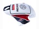 2003-2004 Honda CBR600RR Motorcycle Fairings - White Red Glossy Black DENSO Rimont Canada for Sale