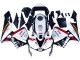 2003-2004 Honda CBR600RR Motorcycle Fairings - White Red Glossy Black DENSO Rimont Canada for Sale