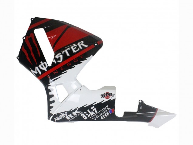 2003-2004 Honda CBR600RR Motorcycle Fairings - White Red Glossy Black Monster Canada for Sale