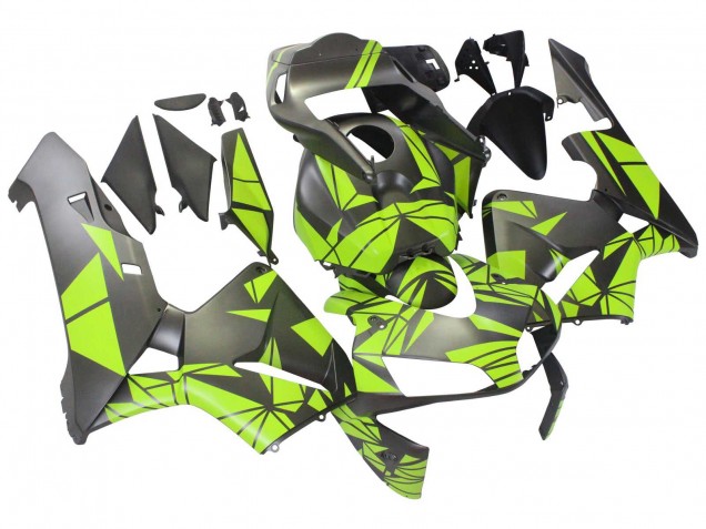 2003-2004 Honda CBR600RR Motorcycle Fairings - Yellow Matte Black Canada for Sale