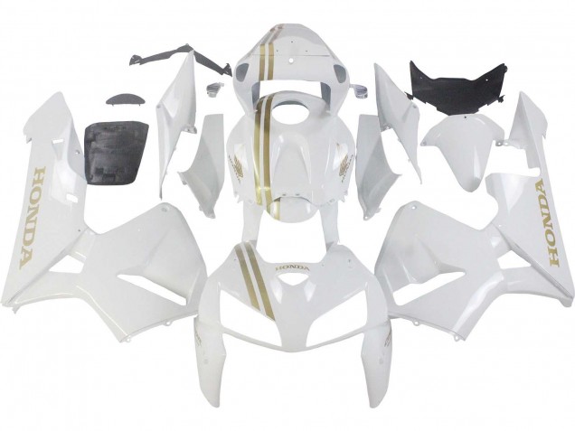 2005-2006 Honda CBR600RR Motorcycle Fairings - White Gold Canada for Sale