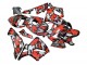 2005-2006 Honda CBR600RR Motorcycle Fairings - Black with Red Grey Camouflage Canada for Sale
