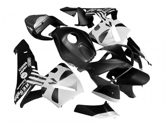 2005-2006 Honda CBR600RR Bike Fairings - Black White Canada for Sale