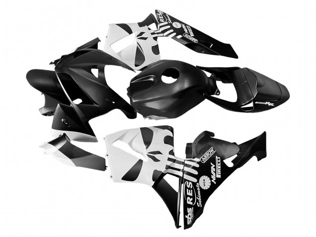 2005-2006 Honda CBR600RR Bike Fairings - Black White Canada for Sale