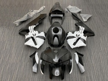 2005-2006 Honda CBR600RR Motorcycle Fairing Kits - Black White Canada for Sale