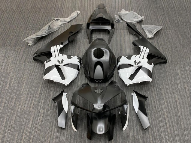 2005-2006 Honda CBR600RR Motorcycle Fairing Kits - Black White Canada for Sale