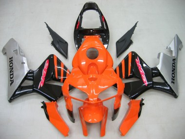 2005-2006 Honda CBR600RR Motorcycle Fairings - Orange Black Silver Canada for Sale