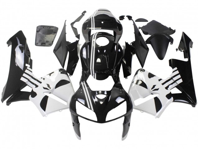 2005-2006 Honda CBR600RR Motorcycle Fairing - Black White Canada for Sale