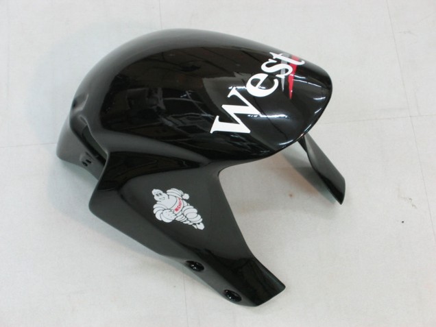 2005-2006 Honda CBR600RR Motorcycle Fairings - Glossy Black White West Canada for Sale
