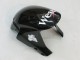 2005-2006 Honda CBR600RR Motorcycle Fairings - Glossy Black White West Canada for Sale