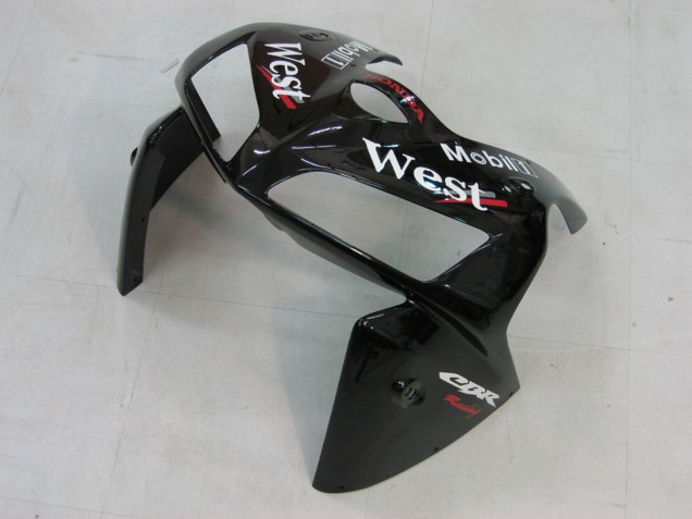 2005-2006 Honda CBR600RR Motorcycle Fairings - Glossy Black White West Canada for Sale