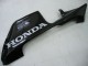 2005-2006 Honda CBR600RR Motorcycle Fairings - Glossy Black Grey Flame Canada for Sale