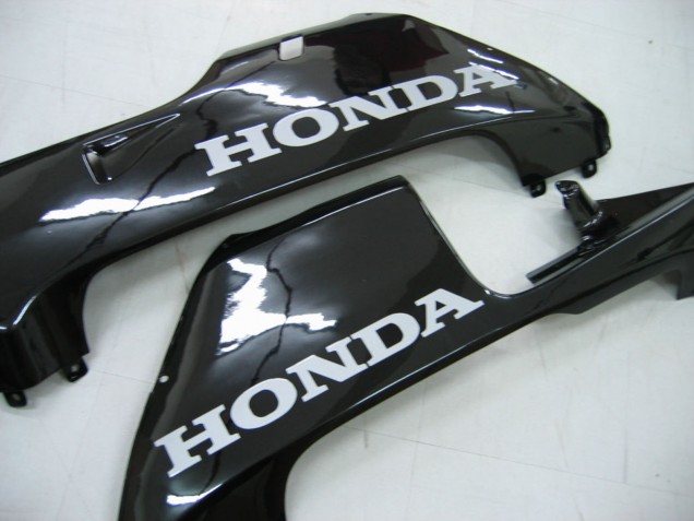 2005-2006 Honda CBR600RR Motorcycle Fairings - Glossy Black Grey Flame Canada for Sale