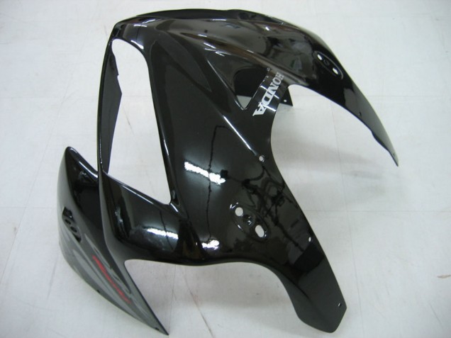 2005-2006 Honda CBR600RR Motorcycle Fairings - Glossy Black Grey Flame Canada for Sale