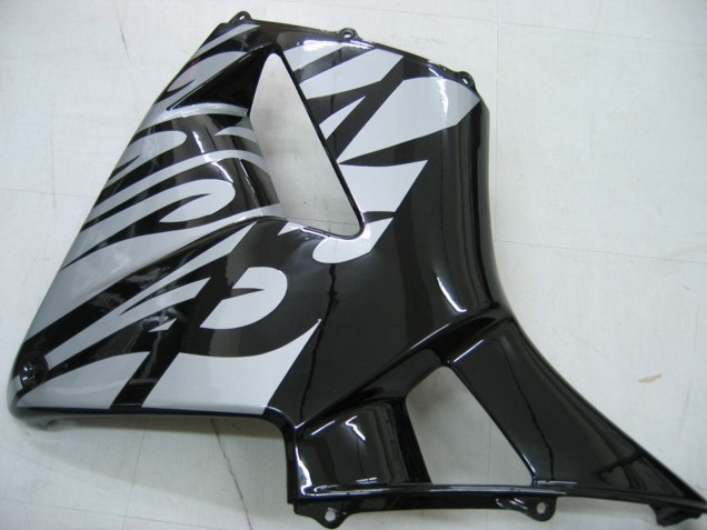 2005-2006 Honda CBR600RR Motorcycle Fairings - Glossy Black Grey Flame Canada for Sale