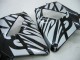 2005-2006 Honda CBR600RR Motorcycle Fairings - Glossy Black Grey Flame Canada for Sale