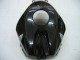 2005-2006 Honda CBR600RR Motorcycle Fairings - Glossy Black Grey Flame Canada for Sale