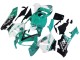 2005-2006 Honda CBR600RR Motorcycle Fairings - Light Green White Glossy Black Joe Rocket Canada for Sale