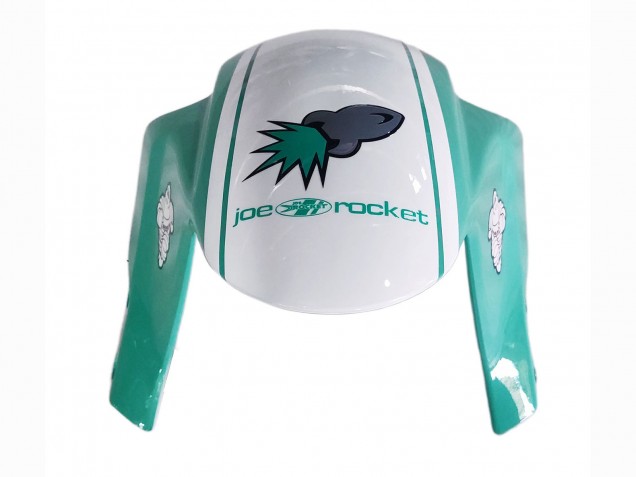 2005-2006 Honda CBR600RR Motorcycle Fairings - Light Green White Glossy Black Joe Rocket Canada for Sale